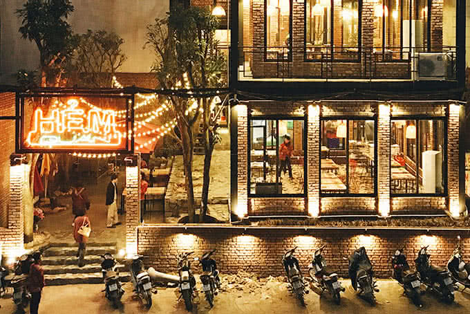 hẻm quán 360 xã đàn không gian 23