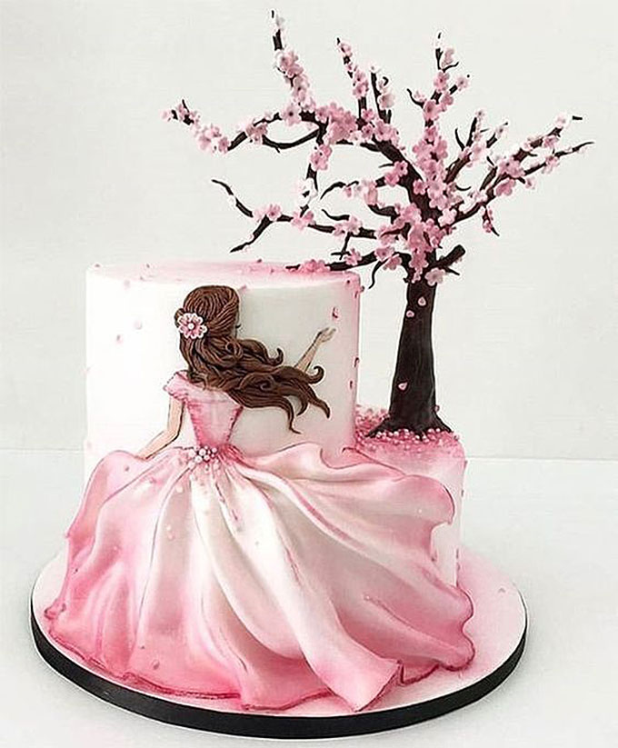 Cách làm mẫu bánh sinh nhật đẹp cho bạn gái với nhiều cách trang trí đẹp và  độc đáo