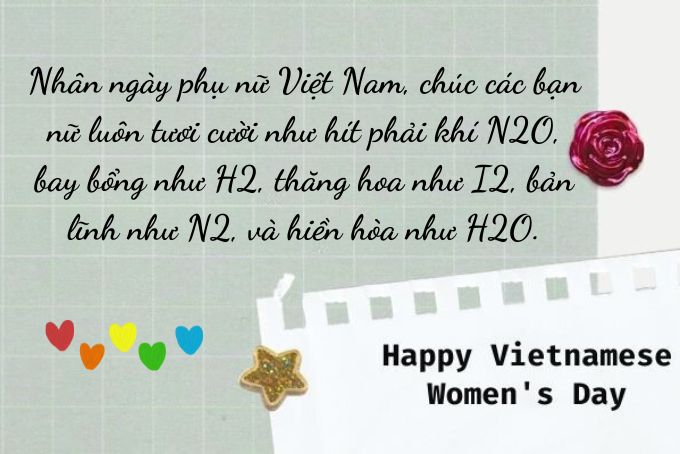 Những câu chúc 20/10 cho bạn bè trong lớp hài hước, dí dỏm