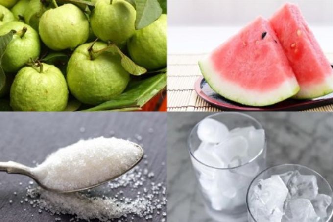 Nước ép dưa hấu ổi