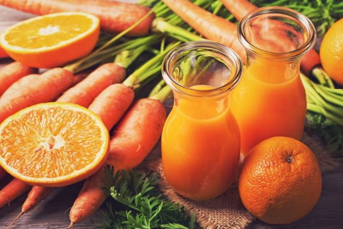 Nước ép cà rốt cam