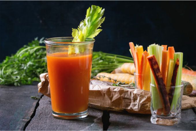 Nước ép cà rốt dưa leo