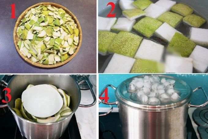 Cách làm tinh dầu bưởi bằng phương pháp chưng cách thủy