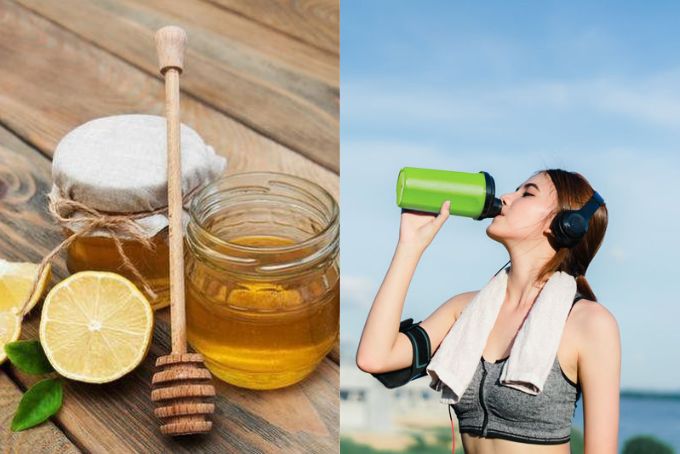 Uống nước chanh đào mật ong hàng ngày để thanh lọc cơ thể