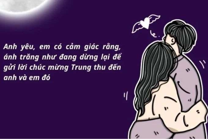 Lời chúc Trung thu cho người yêu là con trai
