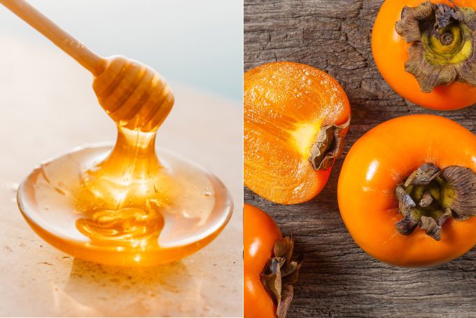 Mật ong không chỉ giúp giữ cho quả hồng được tươi lâu còn làm tăng mùi thơm đậm đà khi ăn