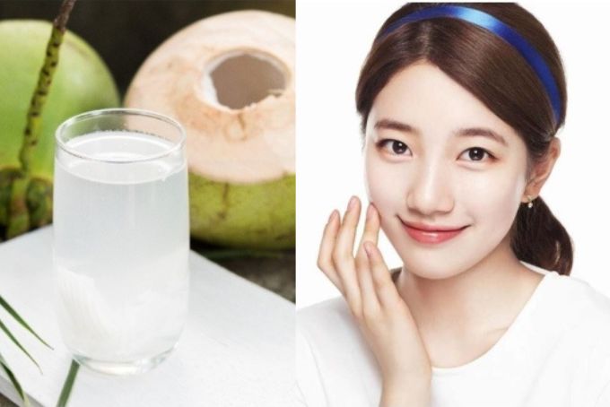 Da dẻ trở nên mịn màng, giảm tình trạng mụn viêm, mụn bọc khi uống nước dừa thường xuyên