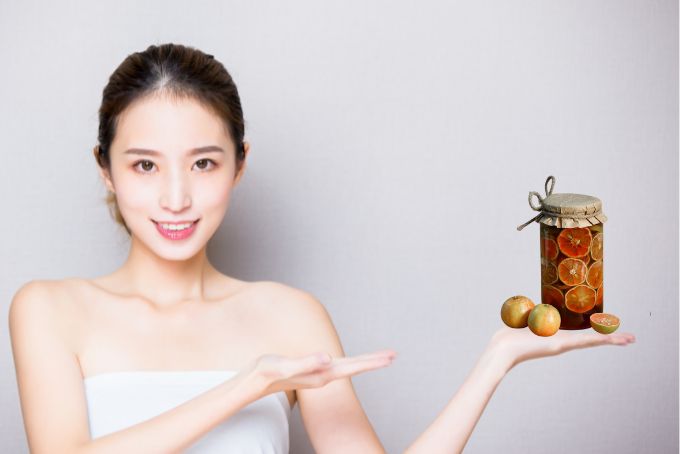 Công dụng của chanh đào ngâm mật ong là cải thiện da trắng sáng và mịn màng