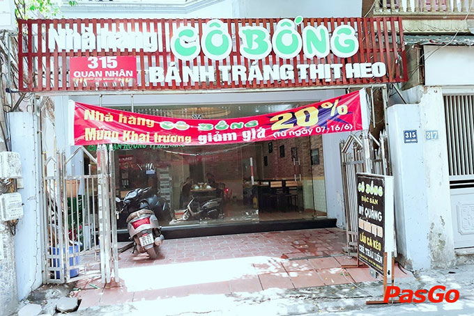 nhà hàng bánh tráng thịt heo cô bống quan nhân 14