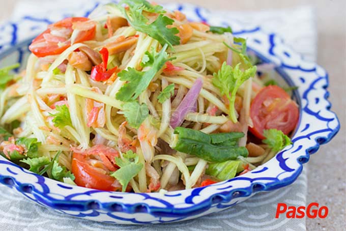 cách làm gỏi đu đủ kiểu Thái ngon 5