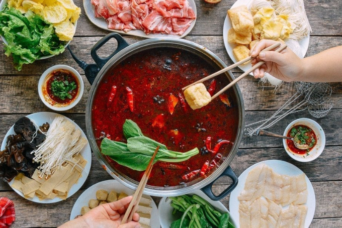 Lẩu cay Tứ Xuyên