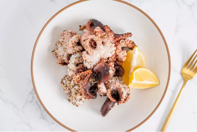 Bạch tuộc nướng chanh Hy Lạp