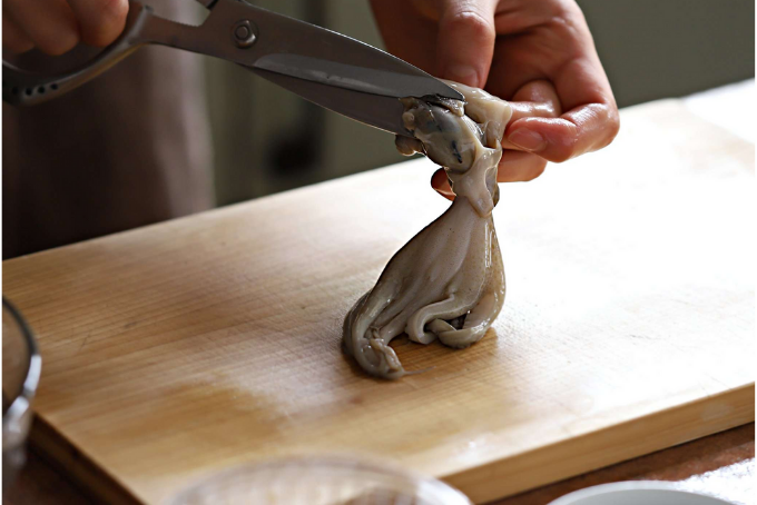 Sơ chế bạch tuộc