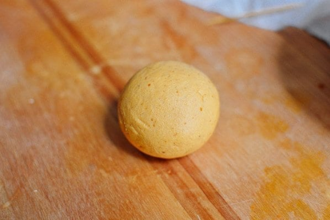 Bánh Mochi bí đỏ hấp kiểu Trung