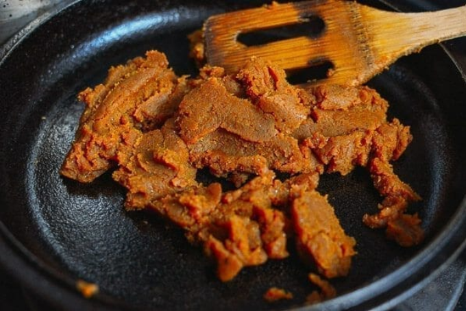 Bánh Mochi bí đỏ hấp kiểu Trung