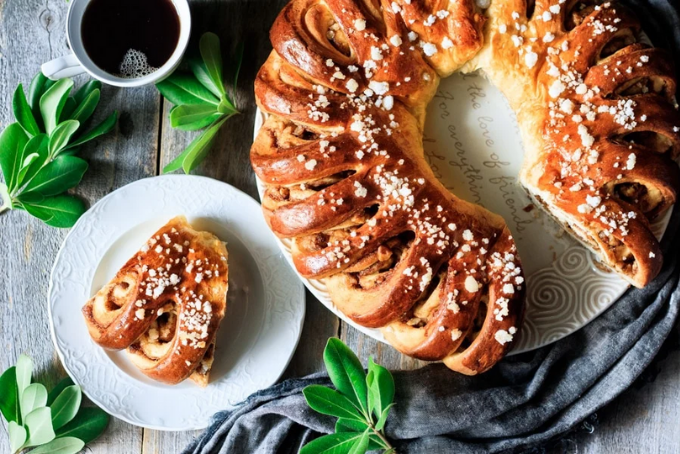 Bánh nhẫn trà Giáng Sinh Thụy Điển