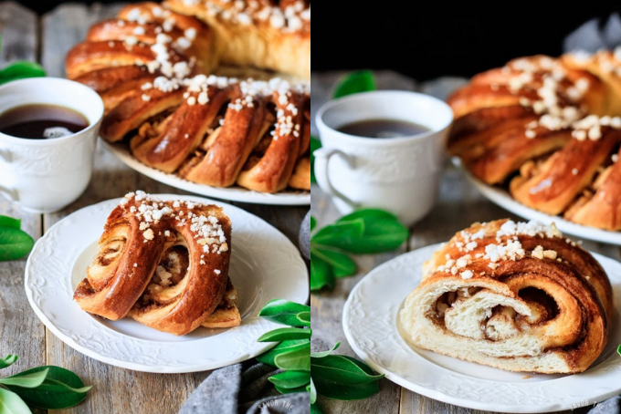 Bánh nhẫn trà Giáng Sinh Thụy Điển