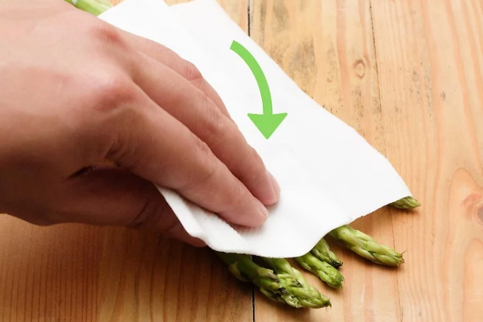 Các phương pháp làm sạch măng tây 