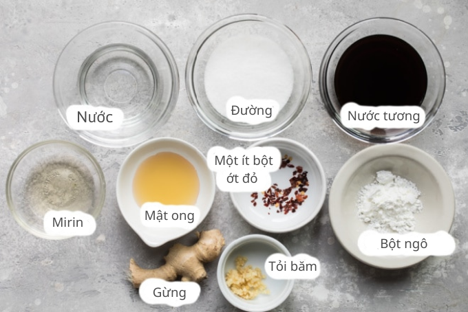 Cách làm cánh gà sốt teriyaki