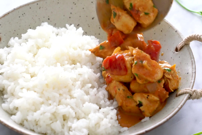 Cà ri gà kem dừa