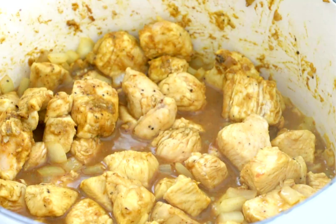 Cà ri gà kem dừa