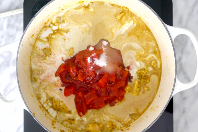 Cà ri gà kem dừa