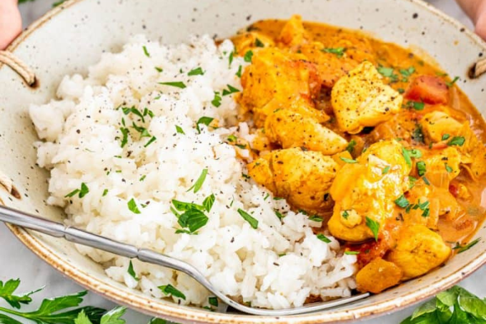 Cà ri gà kem dừa