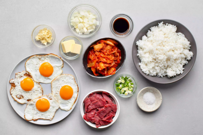 Cơm chiên kim chi Hàn Quốc