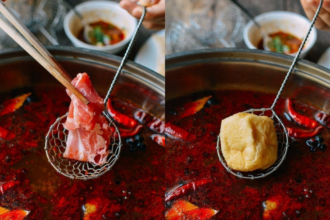 Lẩu cay Tứ Xuyên