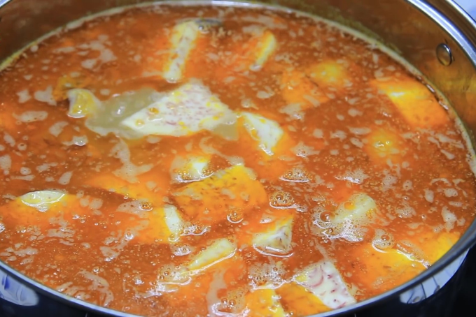 Lẩu vịt nấu chao