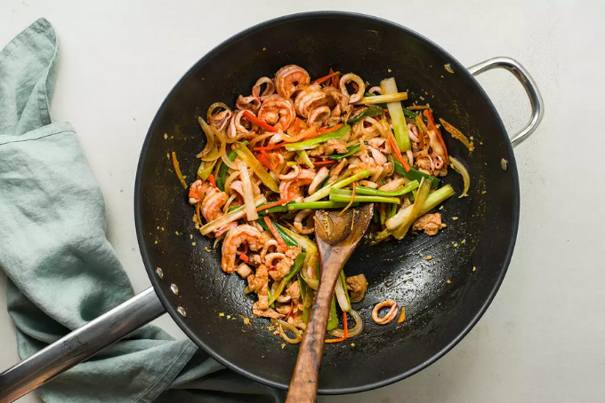 Mì hải sản cay kiểu Trung