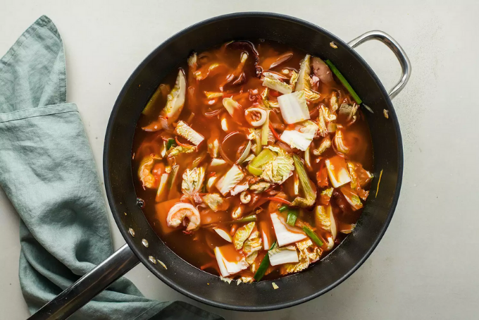 Mì hải sản cay kiểu Trung