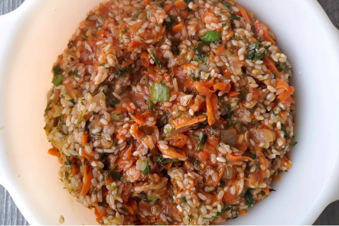 Mực nhồi Hy Lạp