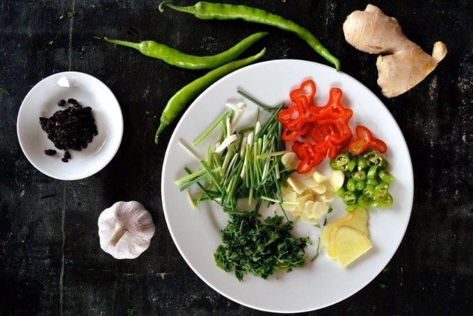 Nghêu xào đậu đen