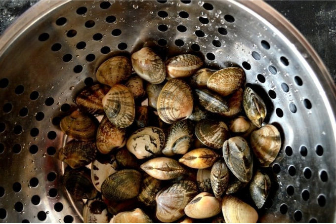 Nghêu xào đậu đen