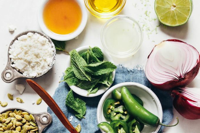 Salad dưa chuột dưa hấu bạc hà