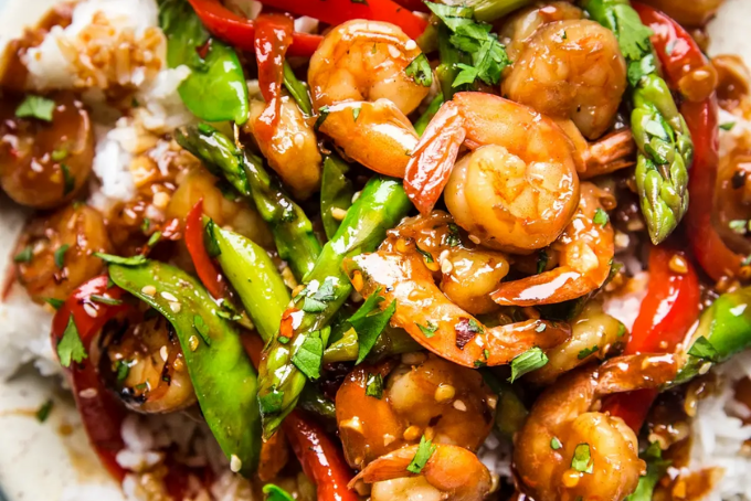 Tôm xào tỏi ớt