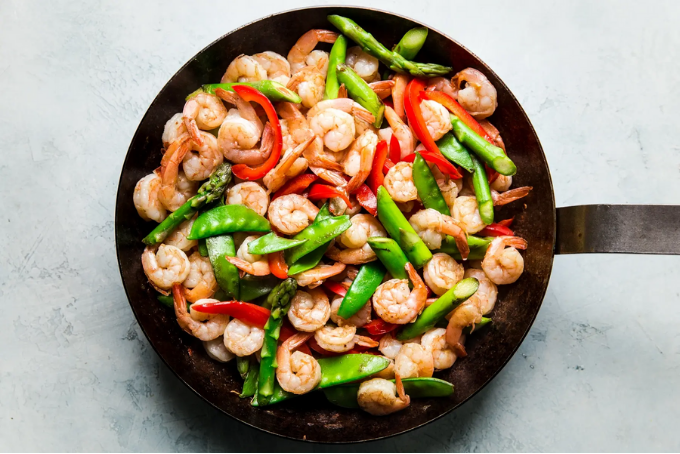 Tôm xào tỏi ớt