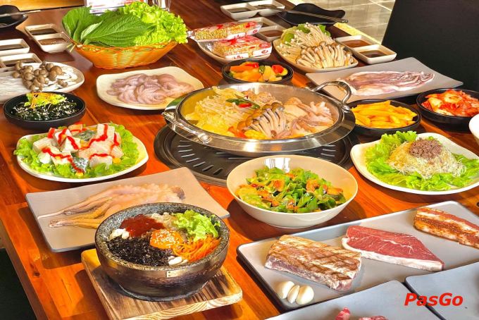 Buffet lẩu nướng Hà Nội Gangnam BBQ