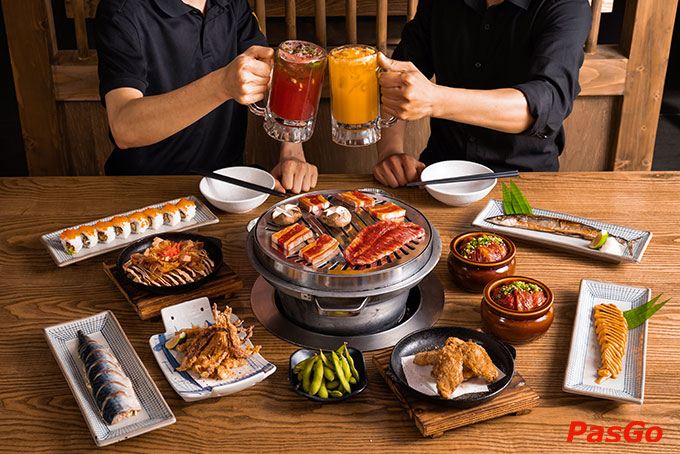 buffet sushi Hà Nội Shogun