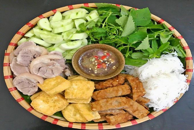 bún đậu mắm tôm Hà Đông Phong Vương