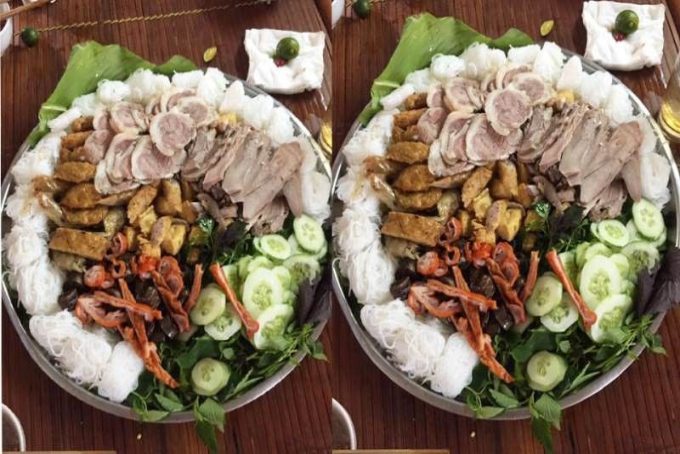 bún đậu phố cổ Food Fest cô Tuyến