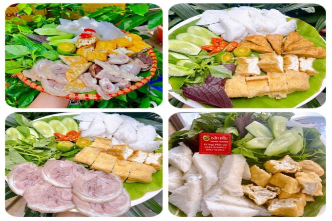 bún đậu phố cổ Trung Hương ngõ Phất Lộc