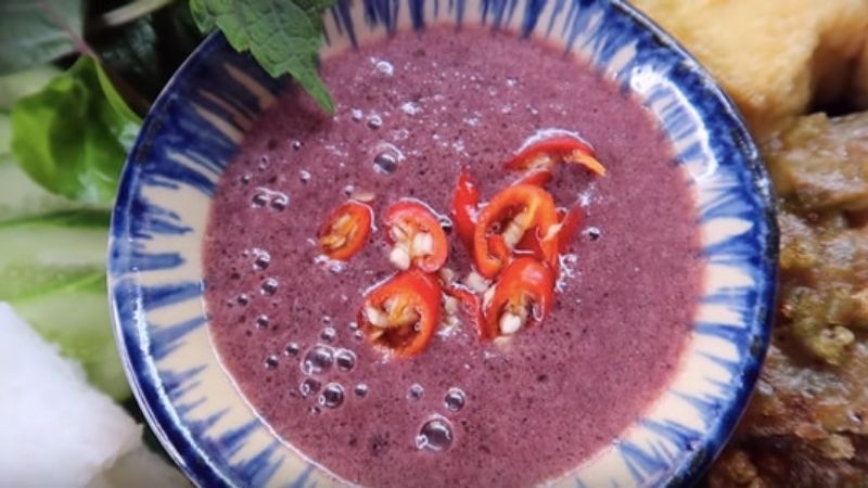 cách pha mắm tôm ngon hoàn thành