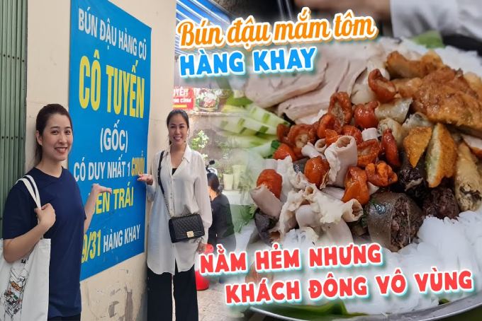 quán bún đậu mắm tôm Hà Nội cô Tuyến