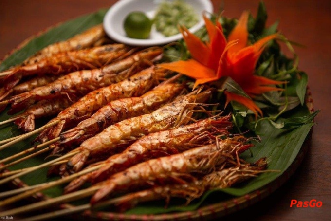 Quán Chị Dậu tôm sú nướng muối ớt