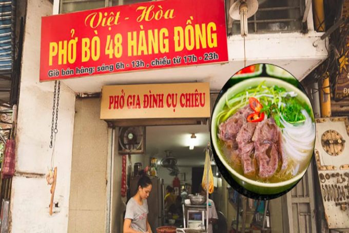 phở bò Hà Nội phở Việt Hòa