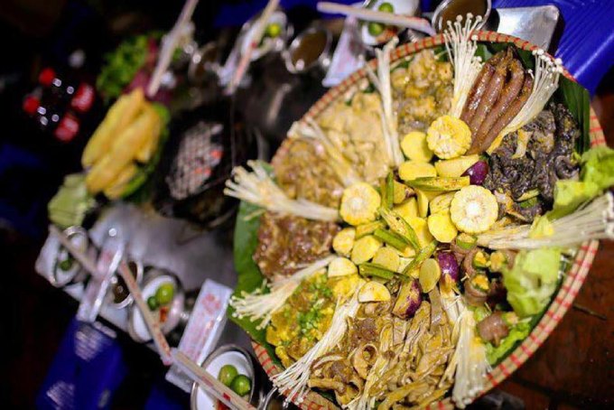 buffet lẩu nướng Võ Thị Sáu nướng lụi Mập Còi
