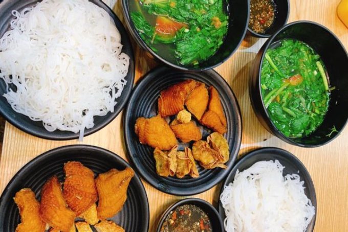 quán ăn Lạc Trung bún cá chấm CCG