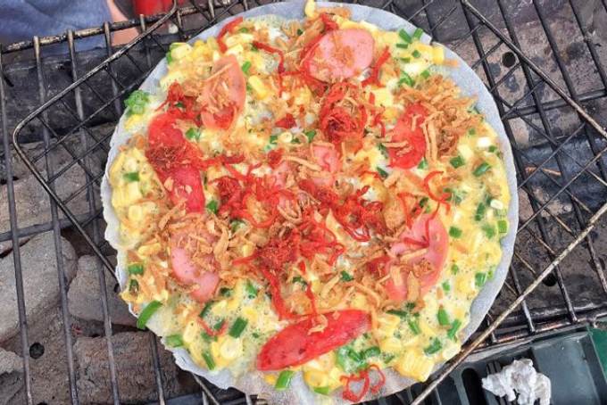 quán ăn ngon Bách Khoa bánh tráng nướng